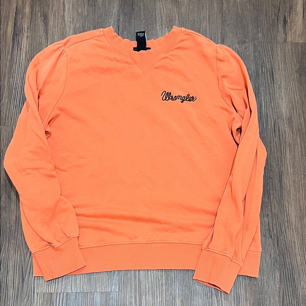 Wrangler  Orange Crewneck Sweater large